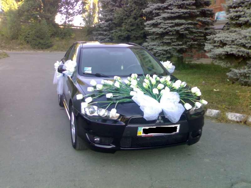 Mitsubishi Lancer X _ черный и белый_*046* - изображениe 4
