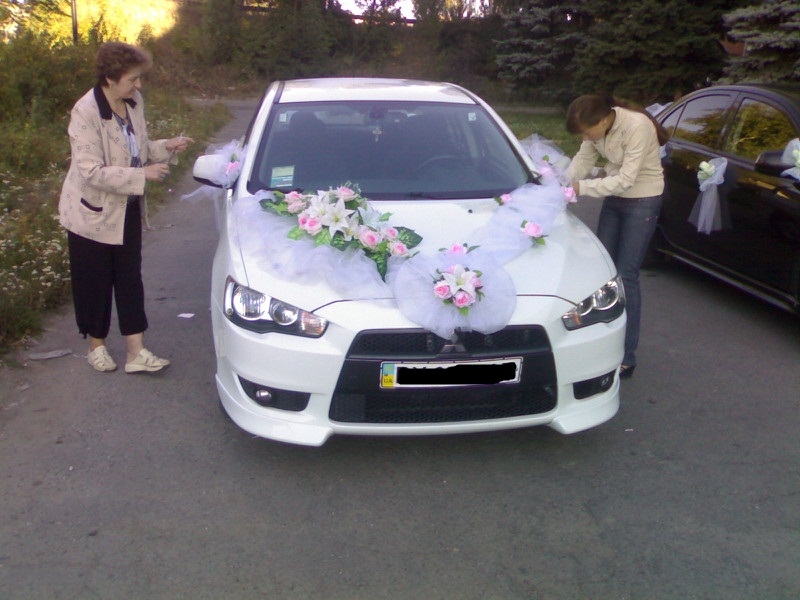 Mitsubishi Lancer X _ черный и белый_*046* - изображениe 5