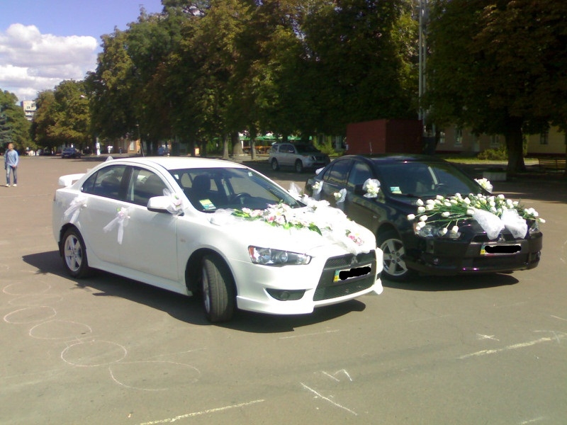 Mitsubishi Lancer X _ черный и белый_*046* - изображениe 6