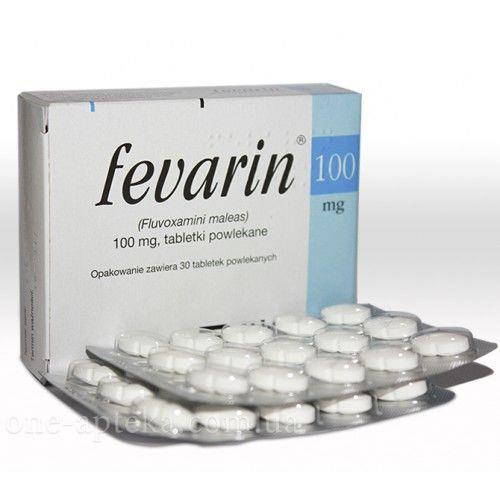 Феварин 100 мг  30 таблеток - изображениe 1