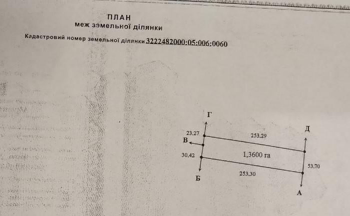 Продам участок в пригороде Киева 5 км