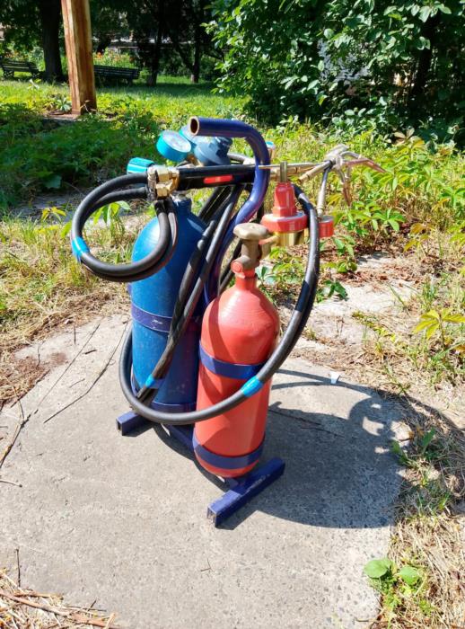 Комплект газозварювальника газозварка газорізка пост