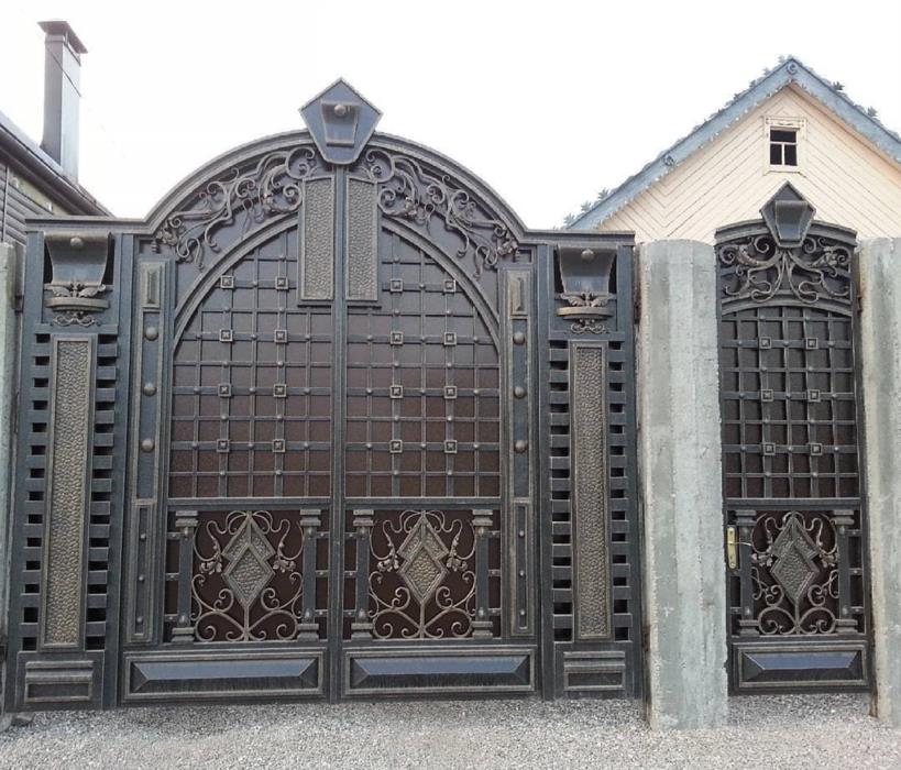 Металлические ворота в Кривом Роге - изображениe 5