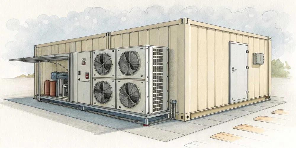 Холодильна камера морозильна камера шокова заморозка - промислові - изображениe 2