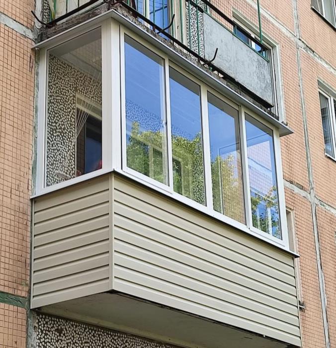 Застеклить балкон под ключ Кривой Рог - изображениe 14