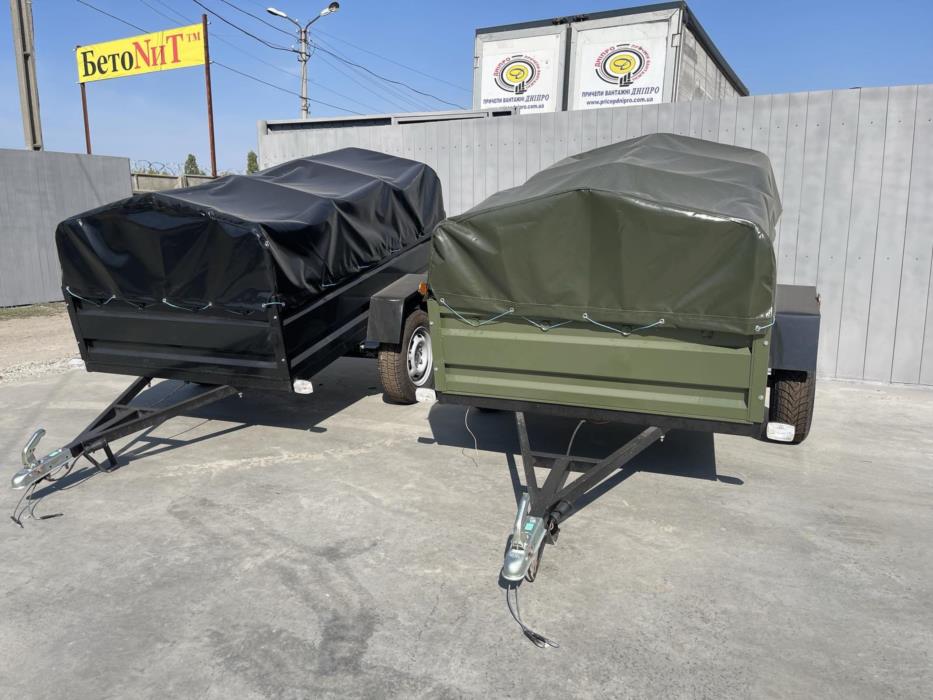прицепы ДНЕПР дышло треугольное и тент ПВХ цена завода производителя - изображениe 10