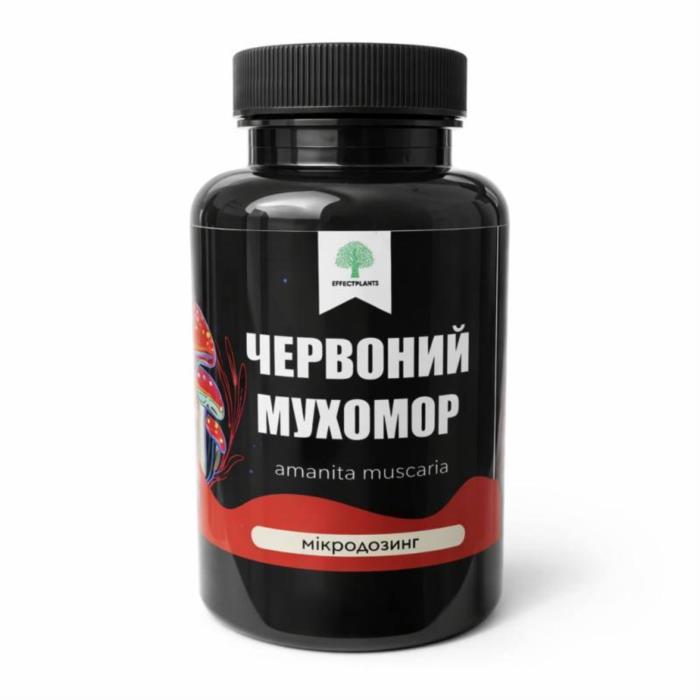 Микродозинг красного мухомора  энергия ясность баланс в 60 капсулах