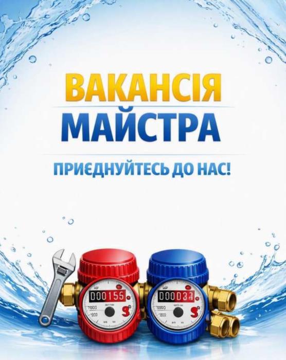 Потрібен майстер для повірки лічильників води