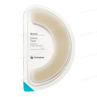 Півкільце еластичне-тейп Coloplast Brava 12070 20 штук