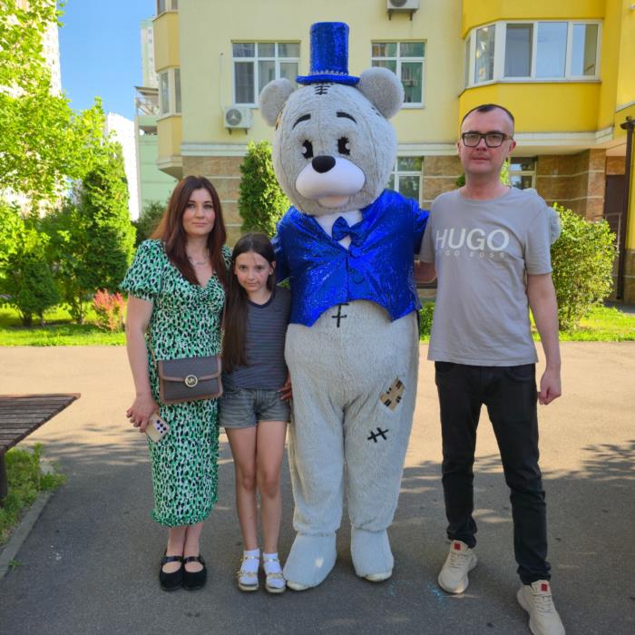 Замовте Білого надувного Ведмедика на експрес привітання - изображениe 5