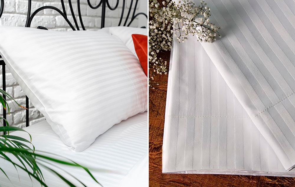 Великолепное постельное белье сатин Stripe 10 mm - бренд Bedlen Home