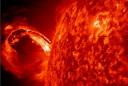 NASA зафиксировало мощную вспышку на Солнце.